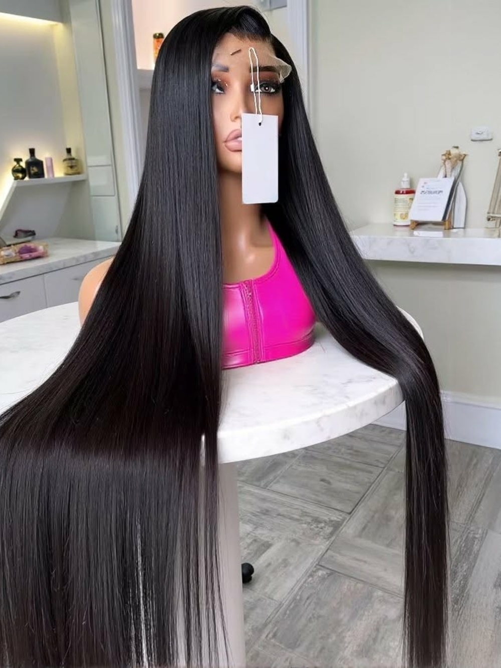 26" Cambodian Human Hair Wig 13x4 HD Lace Pre-Plucked Straight